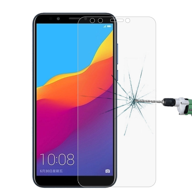 Tempered glass screen protector film for smartphone, 2.5D rounded edges, clear