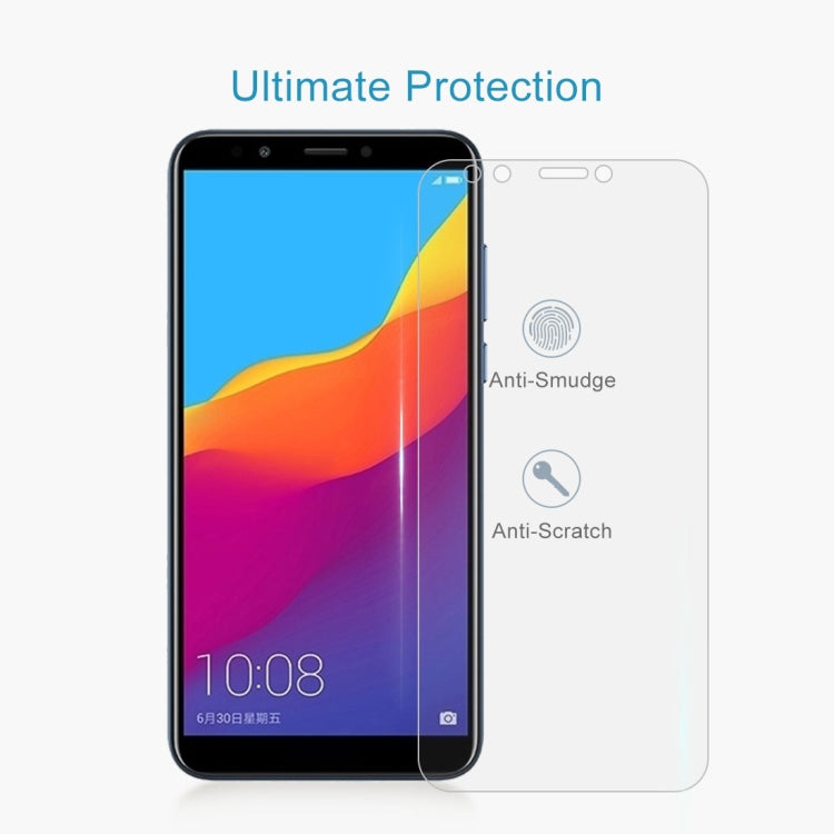 Tempered glass screen protector with anti-smudge and anti-scratch coating, clear
