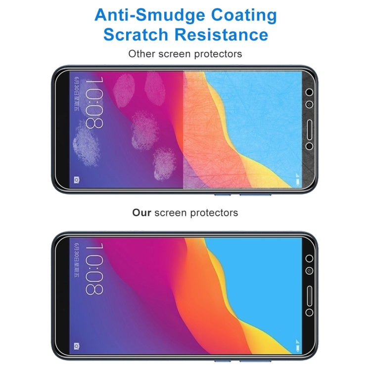 Tempered glass screen protector with anti-smudge coating and scratch resistance