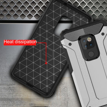 Silver TPU + PC phone case with geometric back pattern and camera cutout