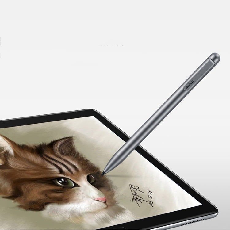 Huawei stylus pen drawing on tablet screen