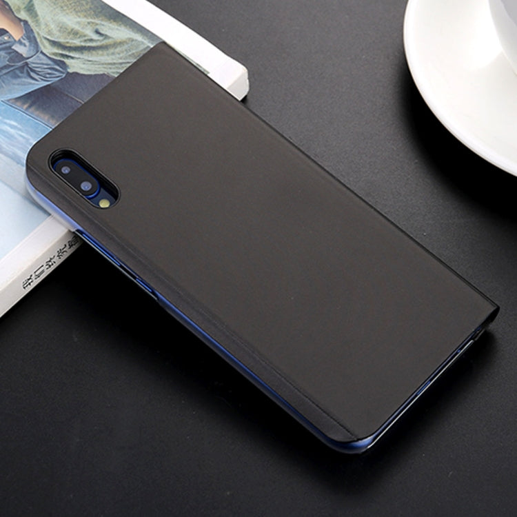 Dark mirror protective back case with camera cutout for Huawei P20 Pro
