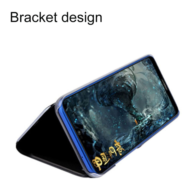 Mirror protective phone case with built-in bracket stand for viewing