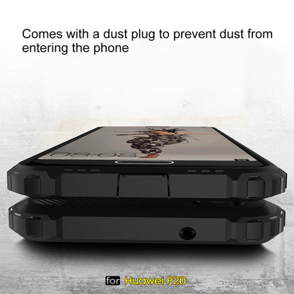 Rugged two-piece phone case with dust plug opening to help block port debris