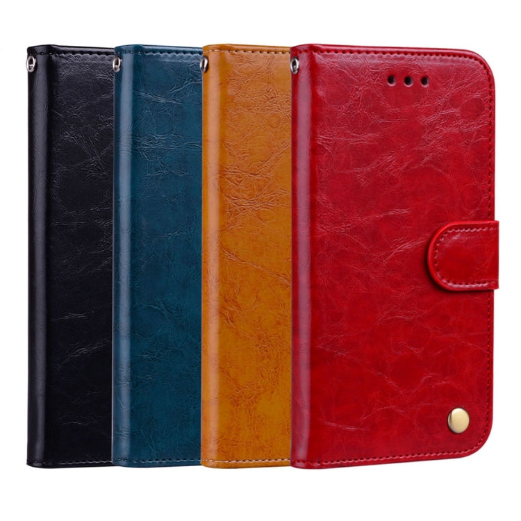 Leather flip wallet case with card slots and fingerprint hole, with side holder; multi-color view