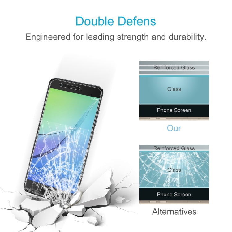 Tempered glass screen protector film durability design with reinforced glass layers