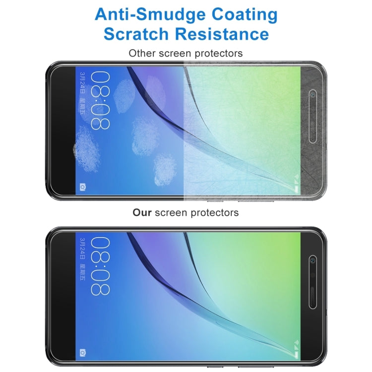 2-pack tempered glass screen protector with anti-smudge and scratch-resistant coating