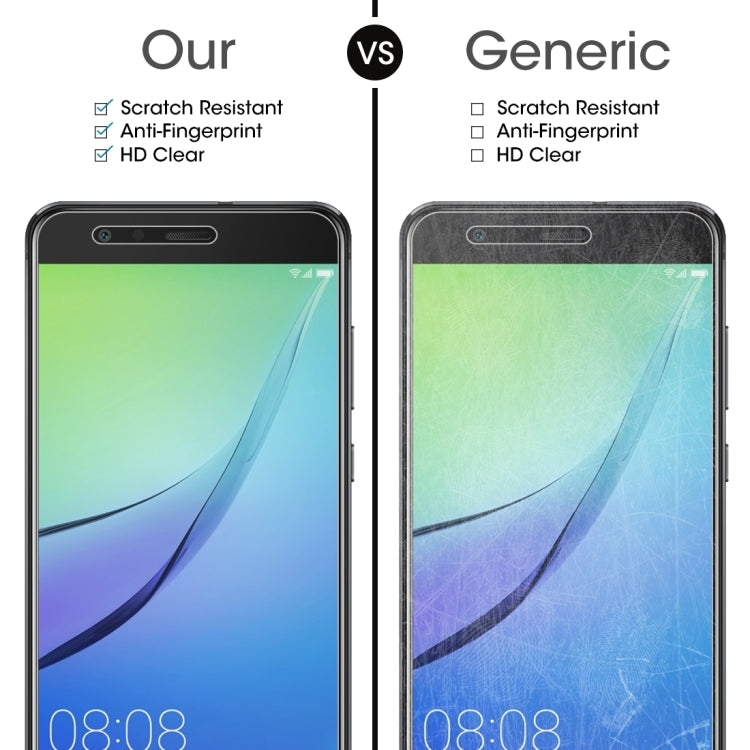 Tempered glass screen protector film with scratch resistant, HD clear finish