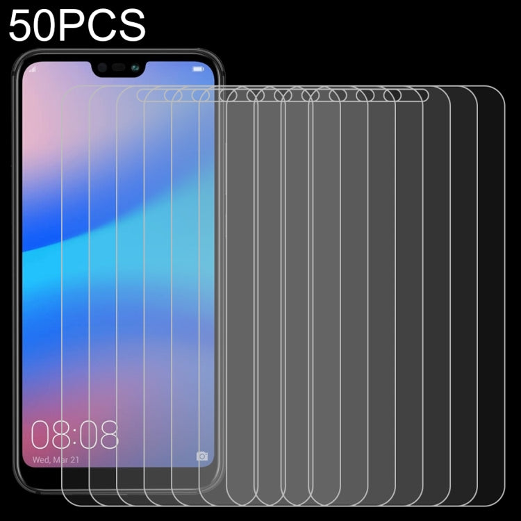 Set of clear tempered glass screen protectors for a phone, rounded edges
