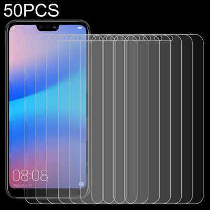 Set of clear tempered glass screen protectors for a phone, rounded edges