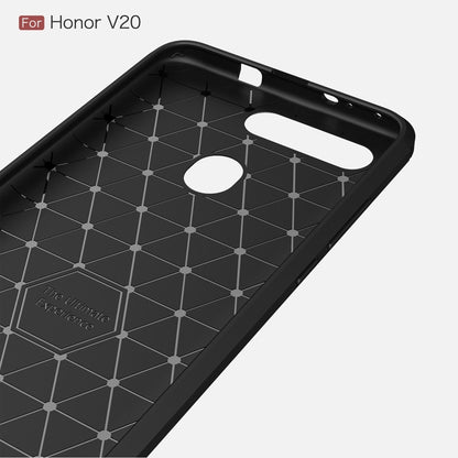 Black TPU phone case interior with camera and speaker cutouts, raised corners