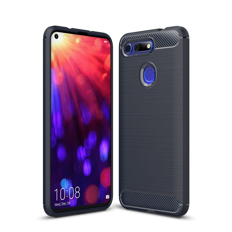 Black brushed texture TPU phone case with raised camera and front screen lip