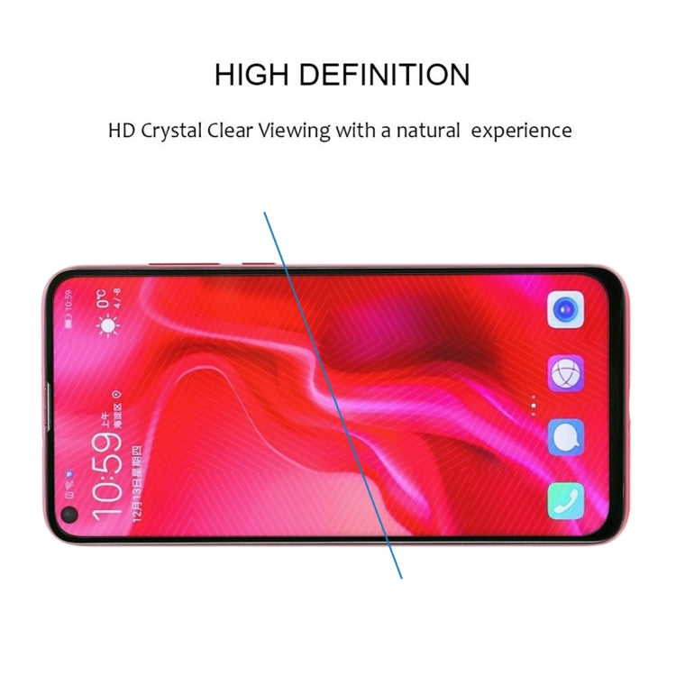 Tempered glass screen protector for Huawei Nova 4 with smooth HD transparent viewing