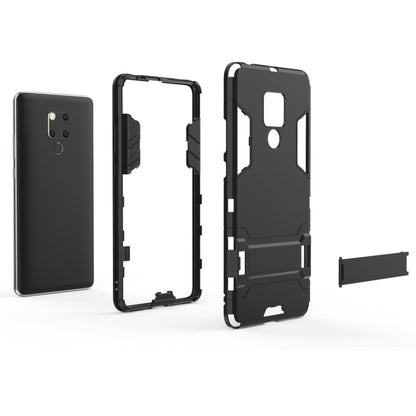 Shockproof black phone case with open frame and button/port cutouts