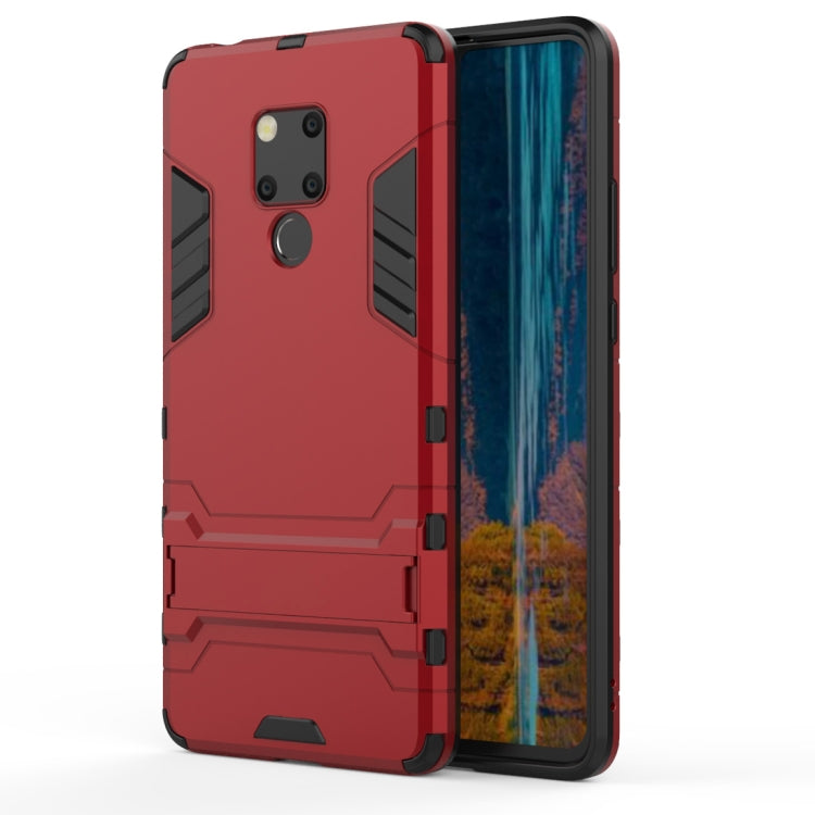 Shockproof red phone case with raised corners and camera cutout