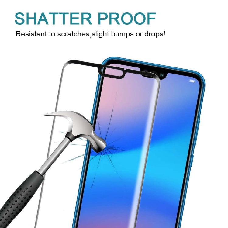 Shatterproof 3D curved tempered glass screen protector for Huawei P20 Lite