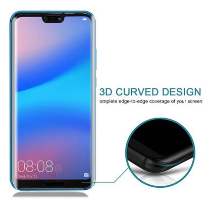 3D curved edge-to-edge tempered glass screen protector for Huawei P20 Lite phone