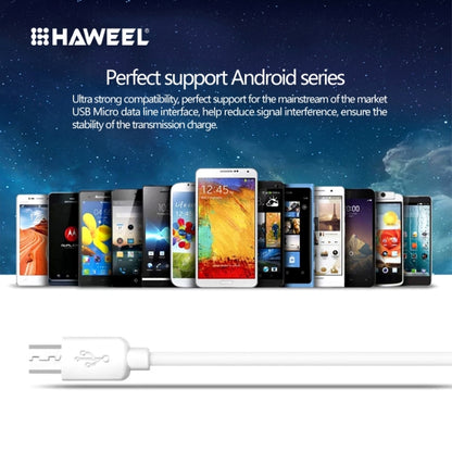 HAAWEEL Android series charging cable with USB-A and Micro-USB ends