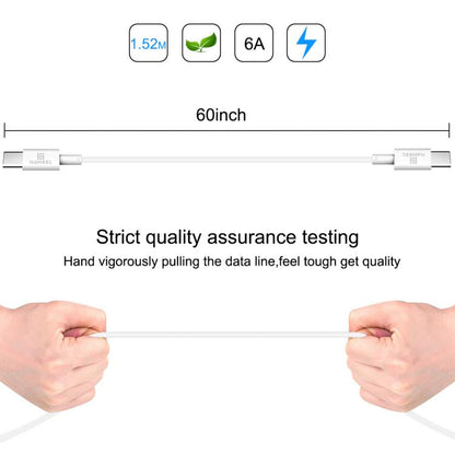 HAWEEL 100W USB-C / Type-C to USB-C / Type-C Fast Charging Data Cable, Length: 1.52m, Type-C to Type-C 1.52m