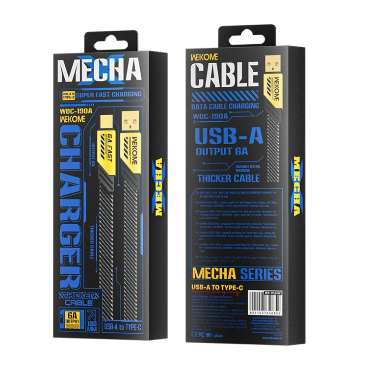 USB to USB-C fast charge data cable retail box, USB-A to USB-C, 1m