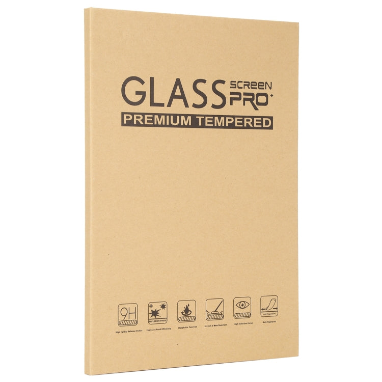 Tempered glass screen protector paper package, GLASS screen pro premium tempered front view