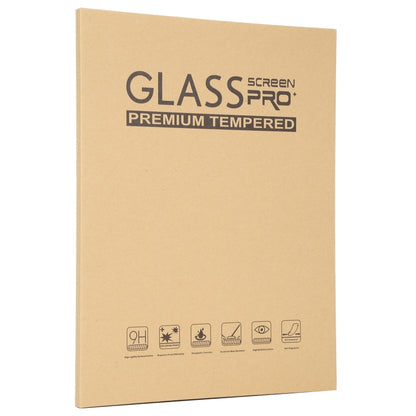 Tempered glass screen protector package front with GLASS PRO Screen Pro logo and icons