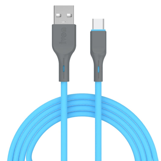 Blue Type-C to USB-C fast charging data cable, 1m, two USB-C plugs