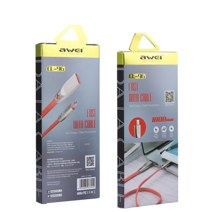 AWEI CL-96 fast data cable retail package box, multi-color