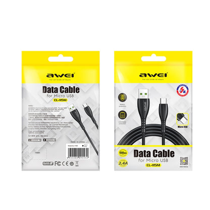 awei data charging cable package with USB to micro USB cable