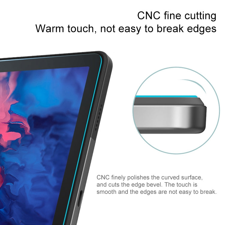Lenovo tablet tempered glass screen protector with beveled edge detail