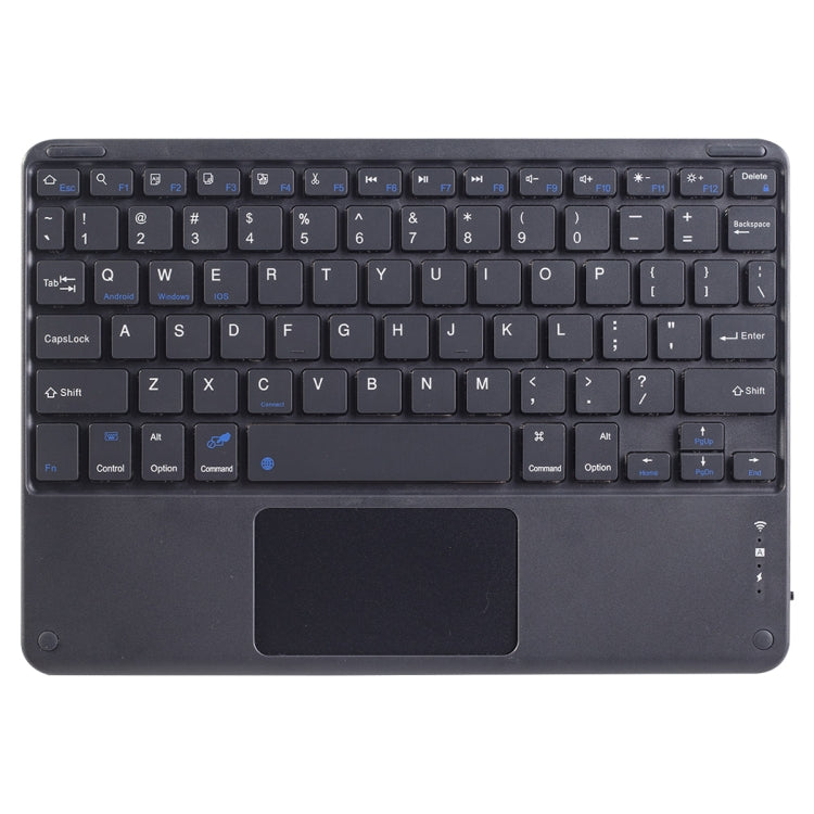 Portable Bluetooth keyboard with touchpad and full QWERTY key layout