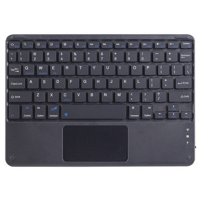 Portable Bluetooth keyboard with touchpad and full QWERTY key layout
