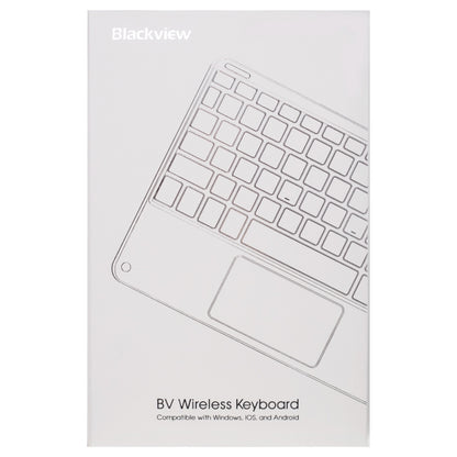 Blackview BV Wireless Keyboard retail box with compatibility details