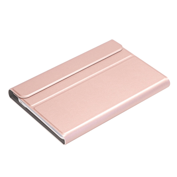 Rose gold slim folio tablet case with horizontal flip cover