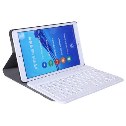 Rose gold tablet case with detachable keyboard and tablet screen in stand view
