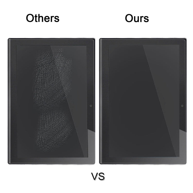 Tempered glass screen protector film for Lenovo tablet, fewer fingerprints vs others