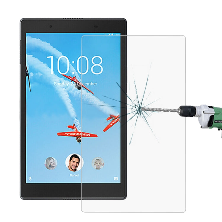 Tablet tempered glass screen protector film for Lenovo TAB4, clear, full cover