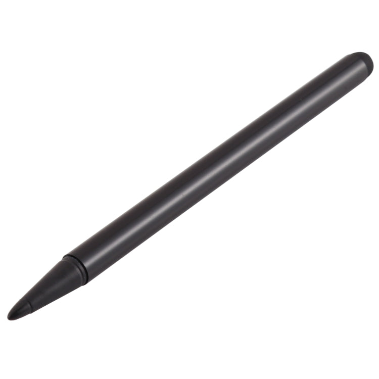 Matte black capacitive stylus pen with pointed tip
