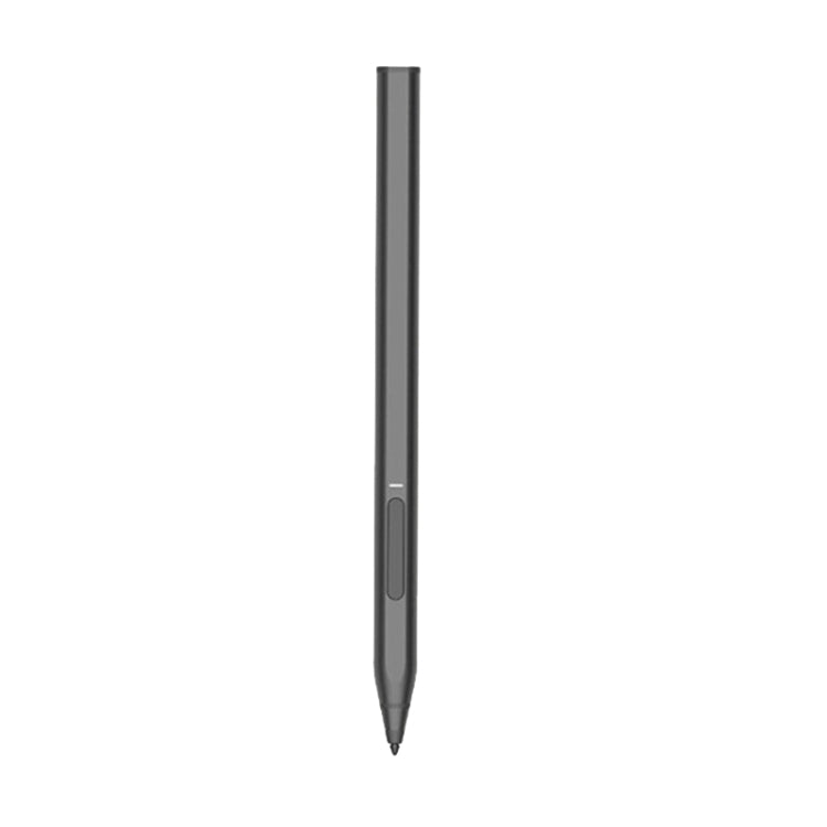 Black touch stylus pen with pointed tip and side control buttons