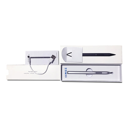 Touch stylus pen with charging case and retail box