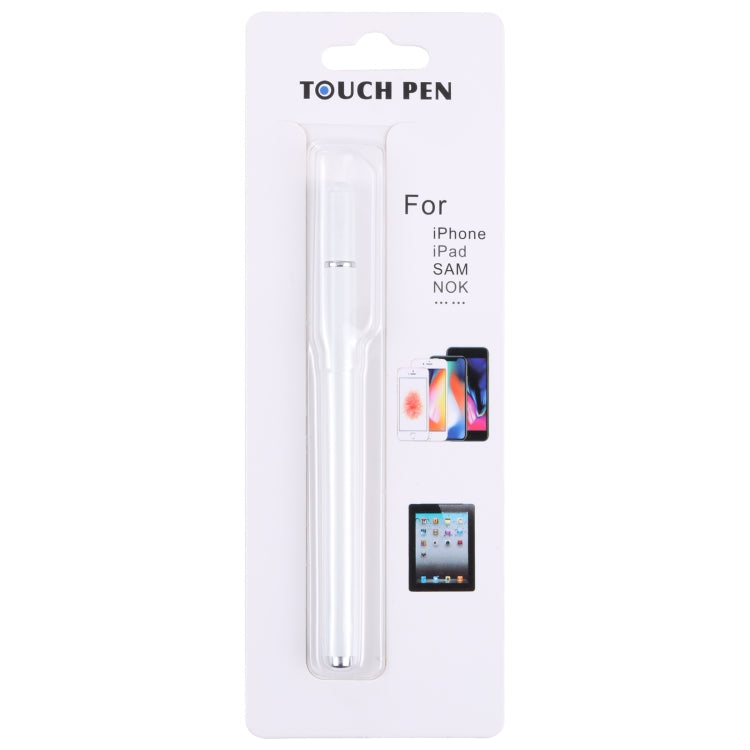 Universal capacitive stylus pen in clear retail blister package
