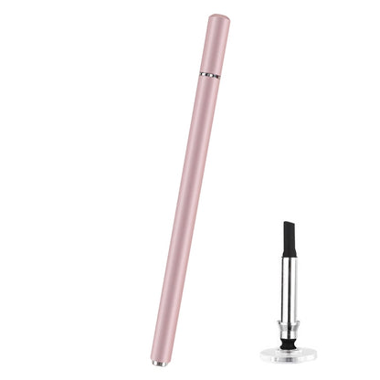 Rose capacitive stylus pen with magnetic cap and spare nib