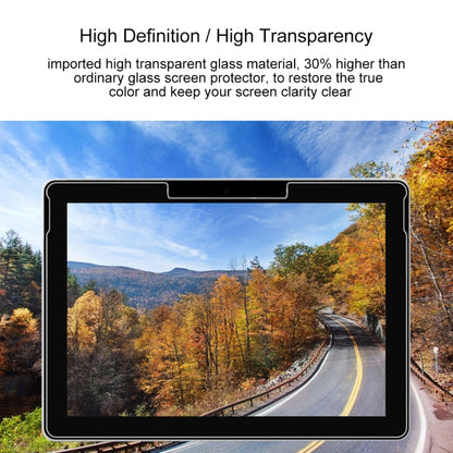 High-transparency tempered glass screen protector for 10-inch Surface Go with clear display