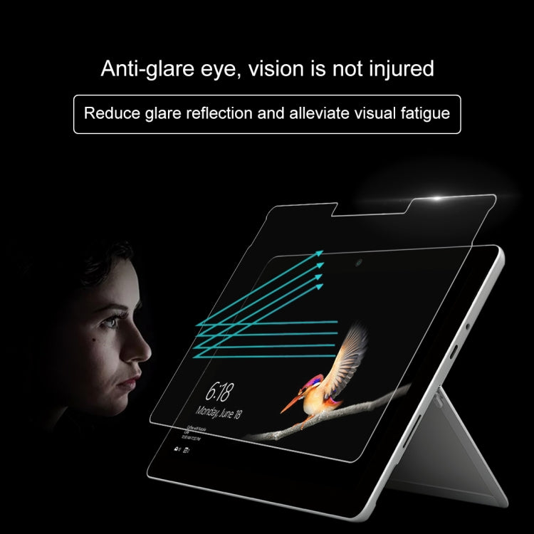 Anti-glare tempered glass screen protector for 10-inch Surface Go, reduced reflections