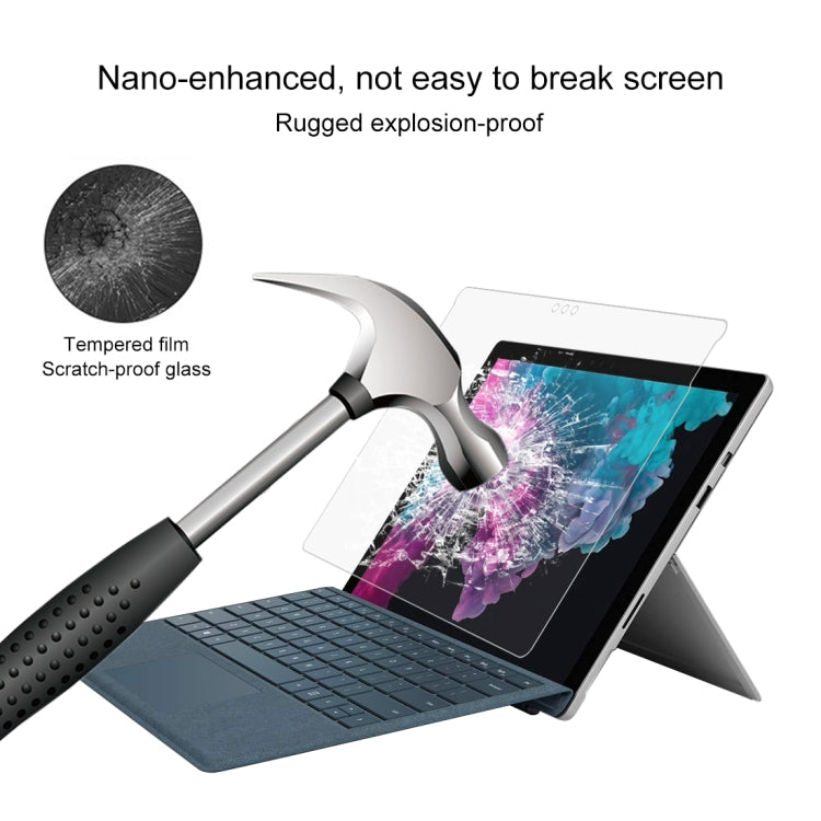 Tempered glass screen protector film with scratch-resistant, protective surface