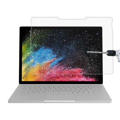 Tempered glass screen protector film for Surface Book 2 15-inch, full screen coverage