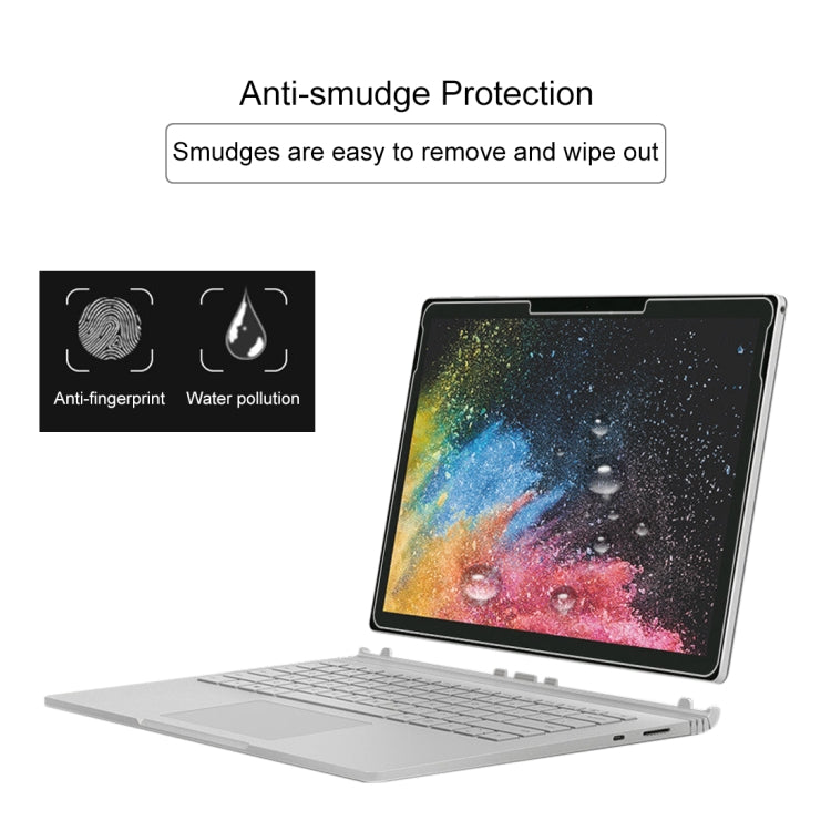 Tempered glass screen protector film for laptop screen with anti-smudge and anti-fingerprint