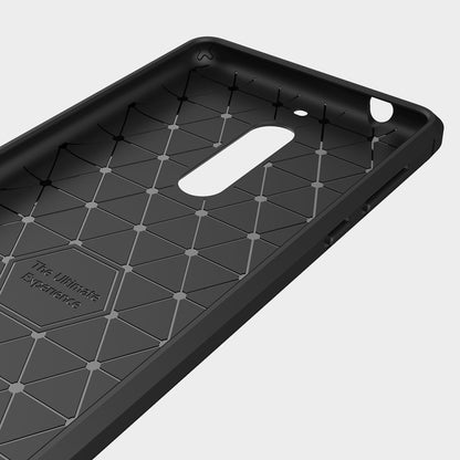 TPU phone case inner frame with grid pattern and cutout opening for Nokia 5