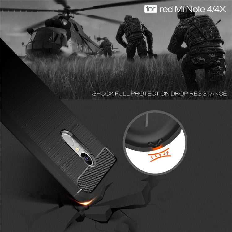 Black carbon-fiber TPU phone case with shock protection, back and side angles