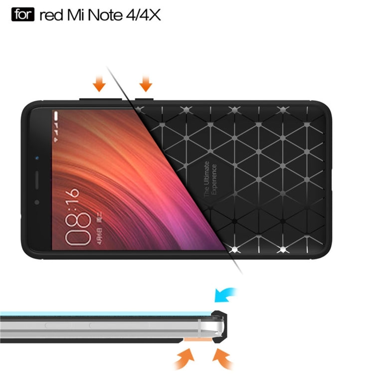 Black TPU phone case with carbon-fiber texture and reinforced corner shock protection